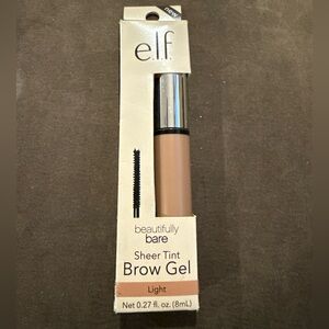 ELF NWT Beautifully Bare Sheer Tint Brow Gel, Light Shade, New in Box
